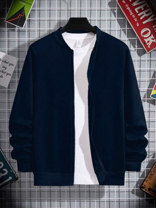 Men Zip Up Sweatshirt