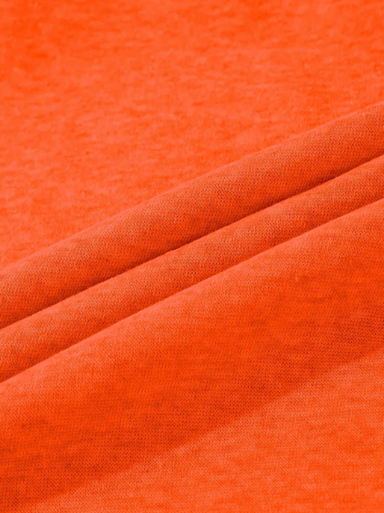 Manfinity Hypemode Men Star & Letter Graphic Kangaroo Pocket Thermal Lined Hoodie