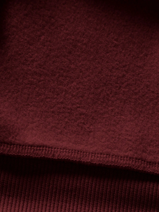 Cottnline Men 1pc Solid Drop Shoulder Sweatshirt