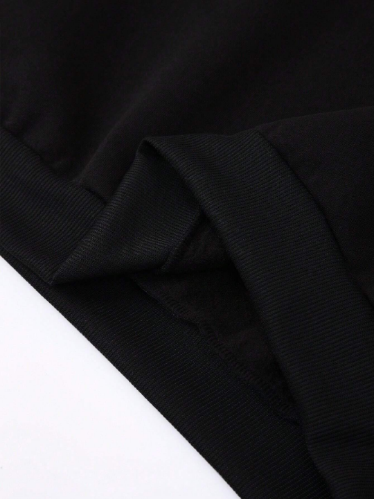 Men Letter Graphic Hoodie