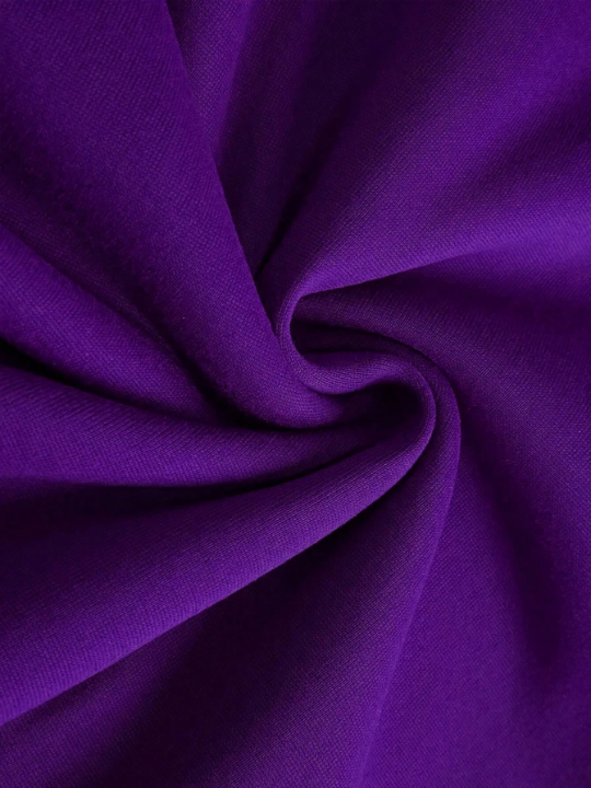 Manfinity Hypemode Loose-Fitting Men's Thermal Hoodie With Letter Graphics And Zipper