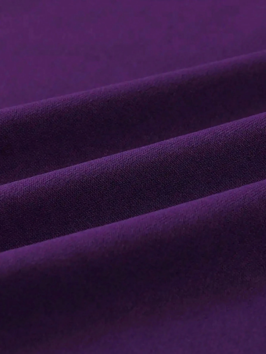 Manfinity Hypemode Loose-Fitting Men's Thermal Hoodie With Letter Graphics And Zipper