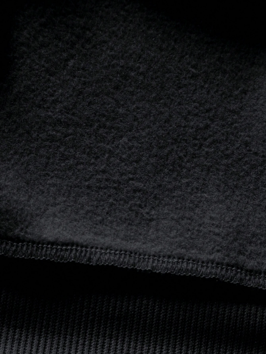 Cottnline Men 1pc Solid Drop Shoulder Sweatshirt