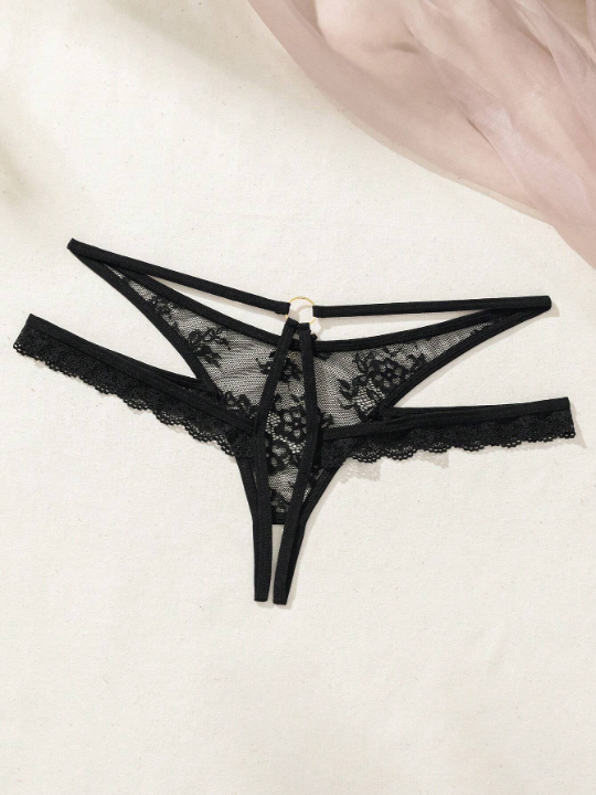 Classic Sexy Ladies' Sexy Lace Patchwork Lingerie Panties