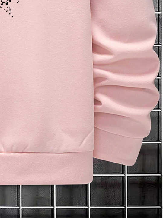 Manfinity EMRG Men's Fashionable Casual Smiling Face Design Hoodie