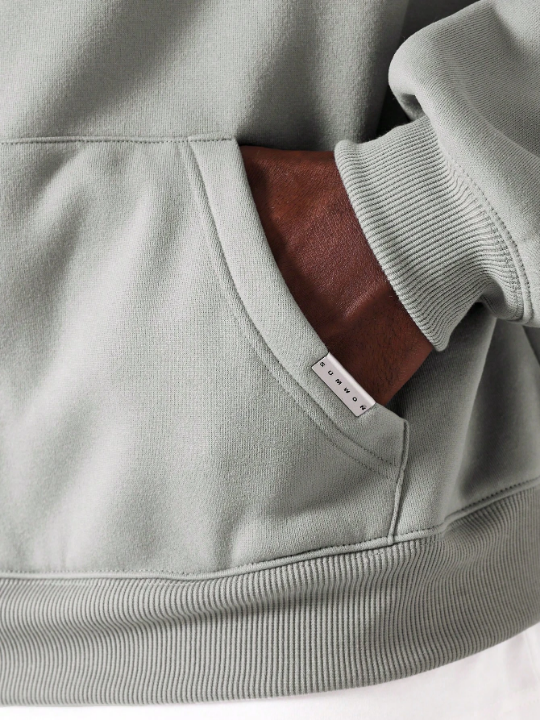 SUMWON Regular Fit Essential Overhead Hoodie