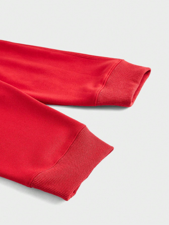 Manfinity Homme Men's Loose Fitting Half Zip Raglan Sleeve Sweatshirt