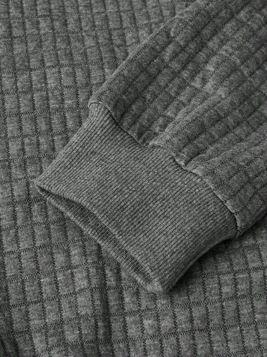 Manfinity Homme Men's Round Neck Long Sleeve Slim Fit Sweatshirt