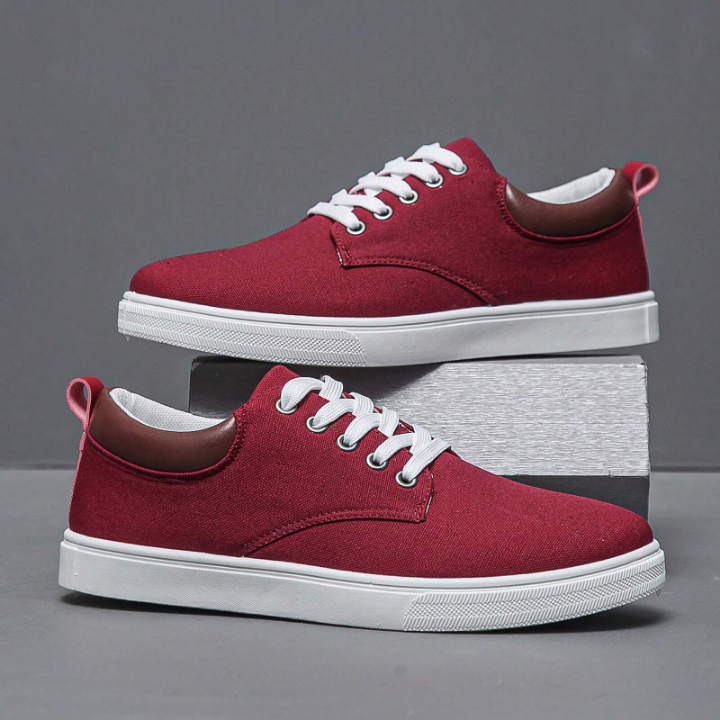 Men's Simple & Comfortable Slip-on Casual Sneakers Sport Shoes, Four Seasons Non-slip Styles For Student