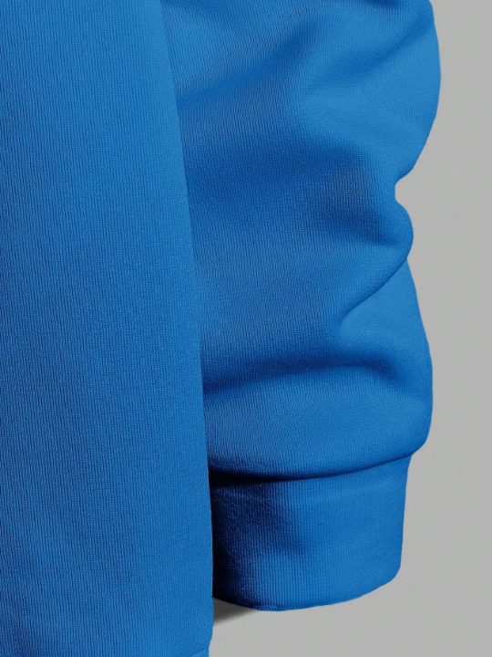 Cottnline Men's English Letter Print Hoodie With Drawstring