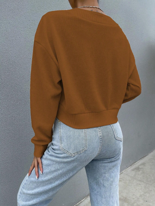 Buttoned Up Jacket With Two Pockets