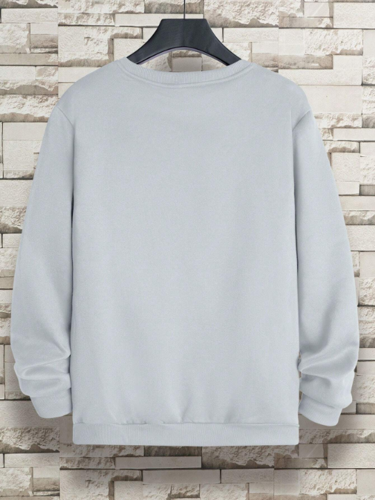 Men's Casual Round Neck Long Sleeve Sweatshirt