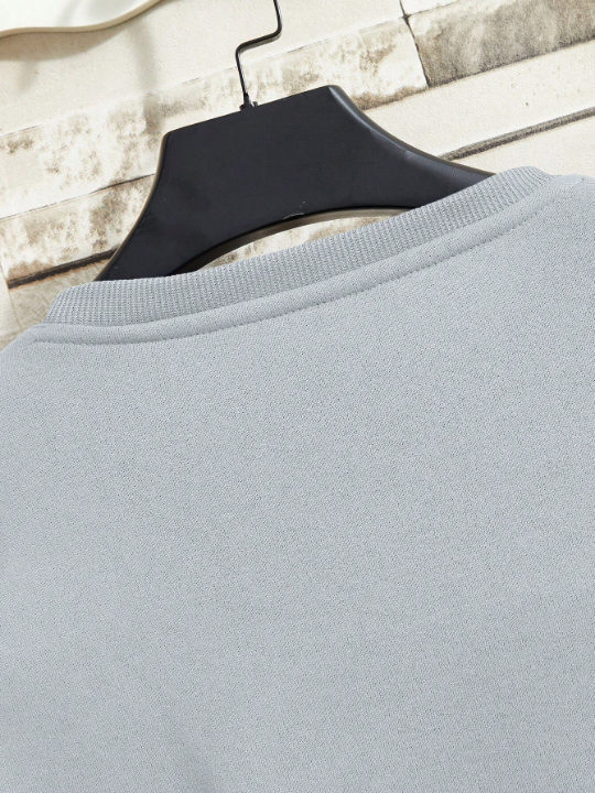 Men's Casual Round Neck Long Sleeve Sweatshirt