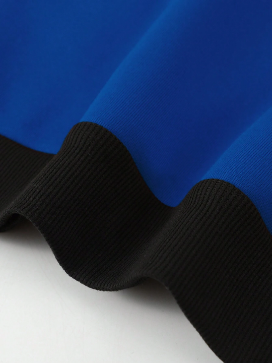 Men's Color Blocking Hooded Sweatshirt