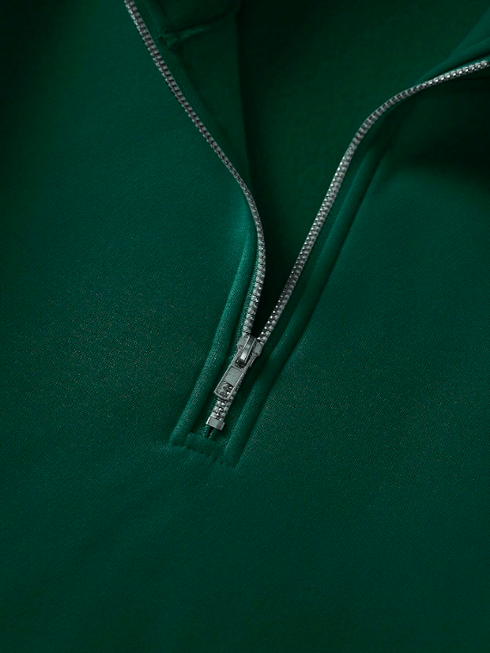 Men's Half Zipper Casual Long Sleeve Sweatshirt