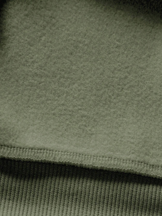 Cottnline Men Solid Drop Shoulder Sweatshirt Without Tee