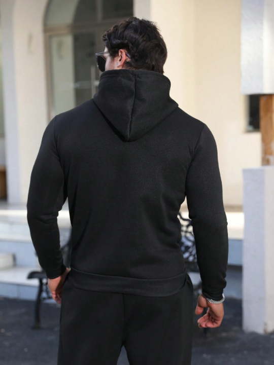 Men's Hoodie With Kangaroo Pocket