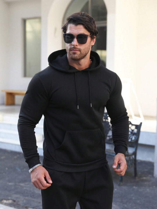 Men's Hoodie With Kangaroo Pocket