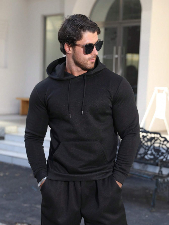 Men's Hoodie With Kangaroo Pocket