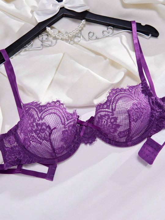 Ladies Underwired Lace Sexy Lingerie Set