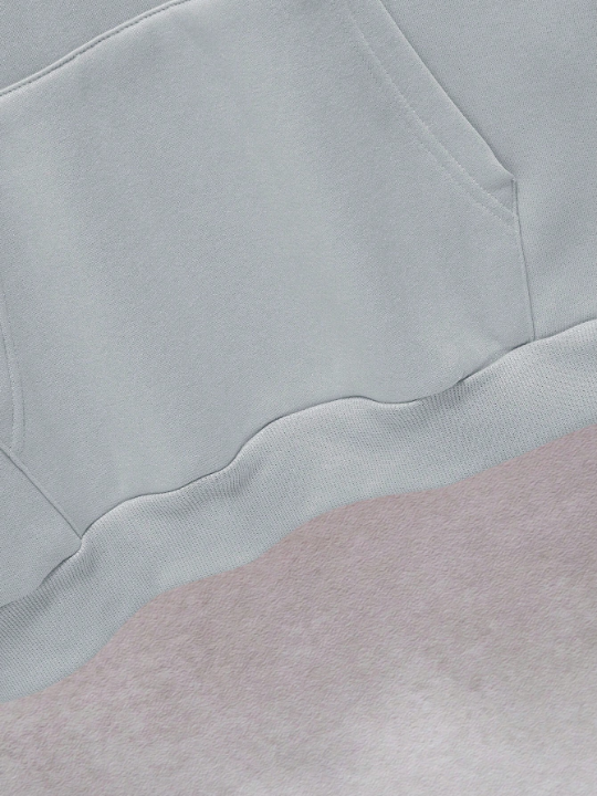 Men's Kangaroo Pocket Warm Lined Long Sleeve Hoodie