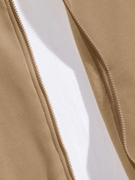 Men's Baseball Collar Zip-Up Sweatshirt