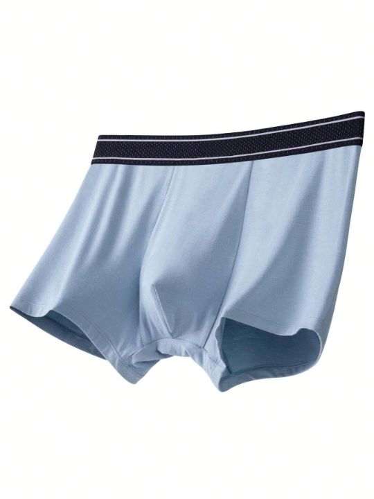 New Men's Ice Silk 3d Printed Breathable Seamless Boxer Briefs