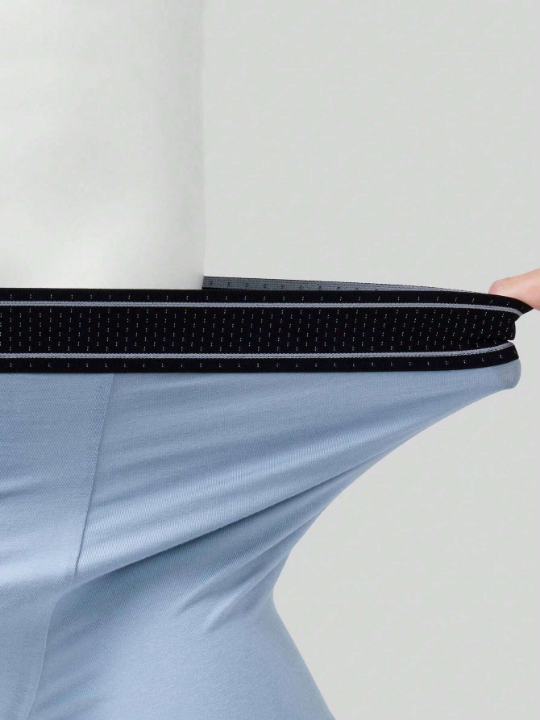 New Men's Ice Silk 3d Printed Breathable Seamless Boxer Briefs