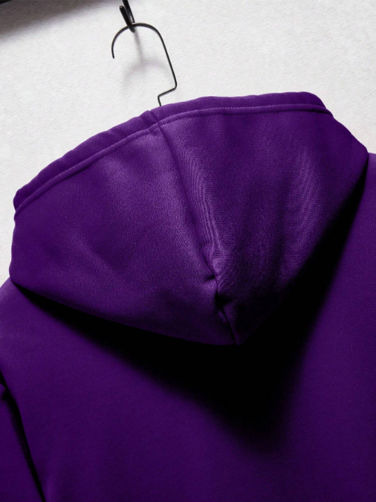 Men'S Cartoon Printed Drawstring Hoodie