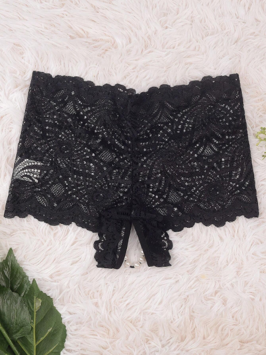 Classic Sexy Crotchless Lace Panty
