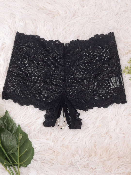 Classic Sexy Crotchless Lace Panty