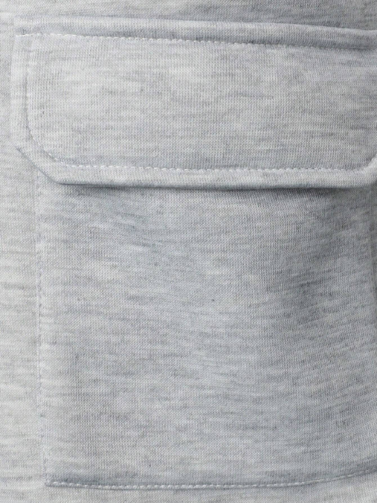 Manfinity Men's Half Zippered Long Sleeve Sweatshirt