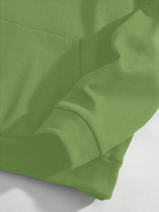 Manfinity Hypemode Men's Hooded Knitted Sweatshirt With Slogan Print