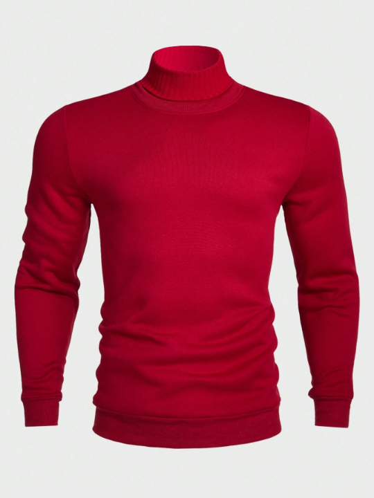 Manfinity Homme Men's High Neck Long Sleeve Sweatshirt