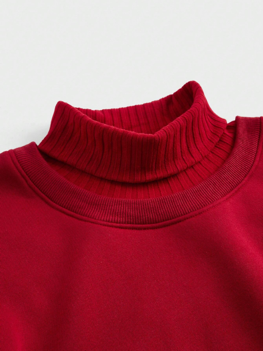 Manfinity Homme Men's High Neck Long Sleeve Sweatshirt