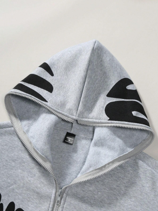 Manfinity EMRG Men's Loose Thickened Hooded Sweatshirt