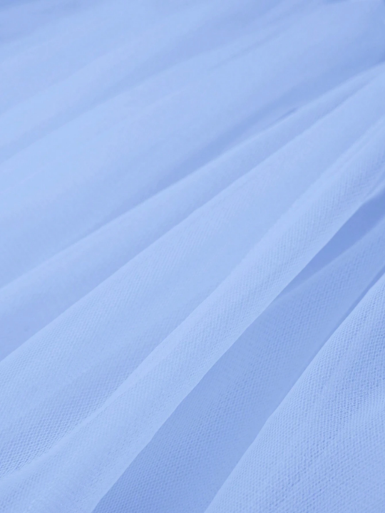 Baby Girl's Color Block Ruffle Dress