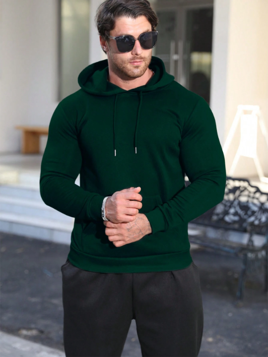 Men's Drawstring Hoodie Sweatshirt
