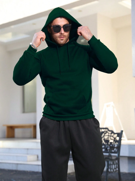 Men's Drawstring Hoodie Sweatshirt