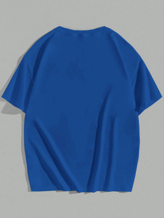 Manfinity EMRG Loose Fit Men's Graphic Print Round Neck T-Shirt