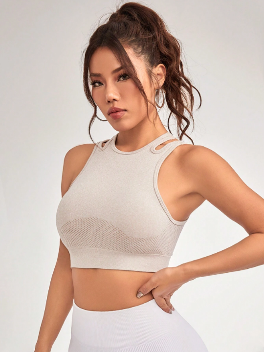 Women's Hollow Out Sports Bra
