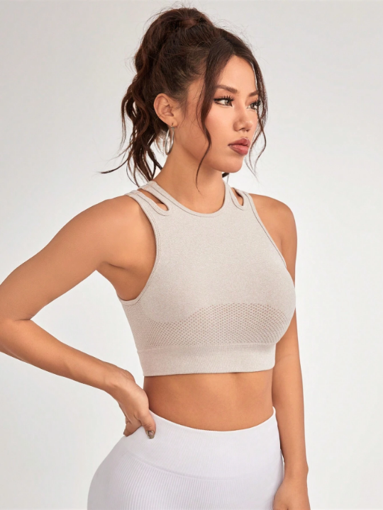 Women's Hollow Out Sports Bra