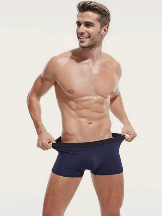 Men's Underwear Boxer Briefs Soft Comfortable Underwear Trunks ,Pack Of 7