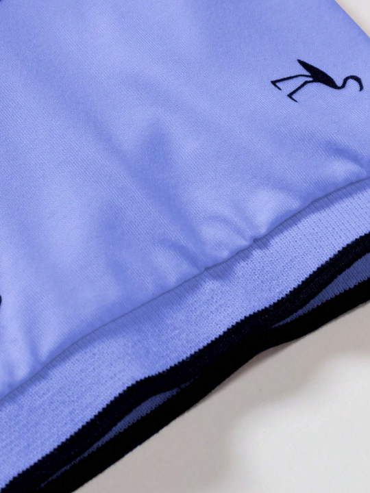 Manfinity RSRT Men's Crane Print Polo Shirt