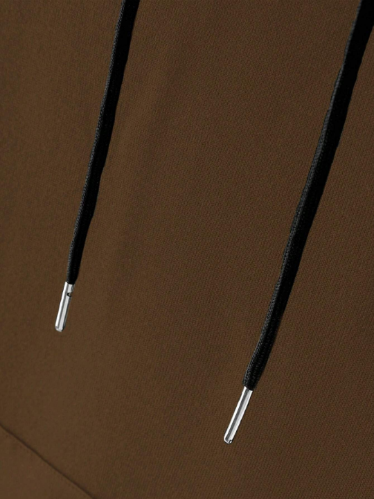 Manfinity Hypemode Men's Slogan Printed Hoodie With Drawstring