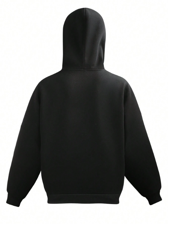 Men's Stylish Solid Color Hooded Sweatshirt