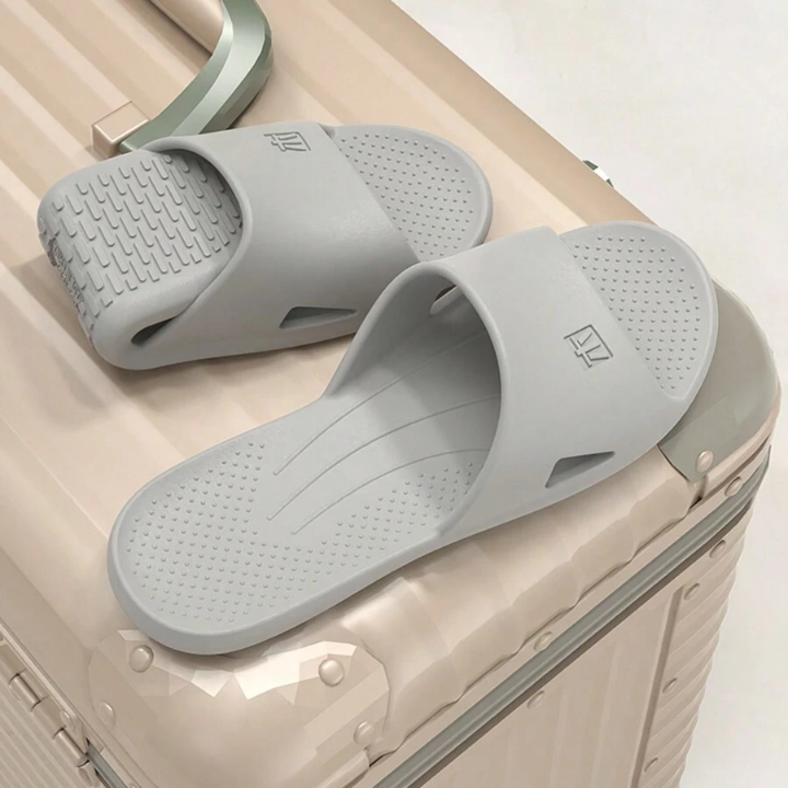 Summer Eva Slippers For Home, Travel, Couple Lightweight Quick-Drying Bathroom Slippers Anti-Slip Flat Sandals