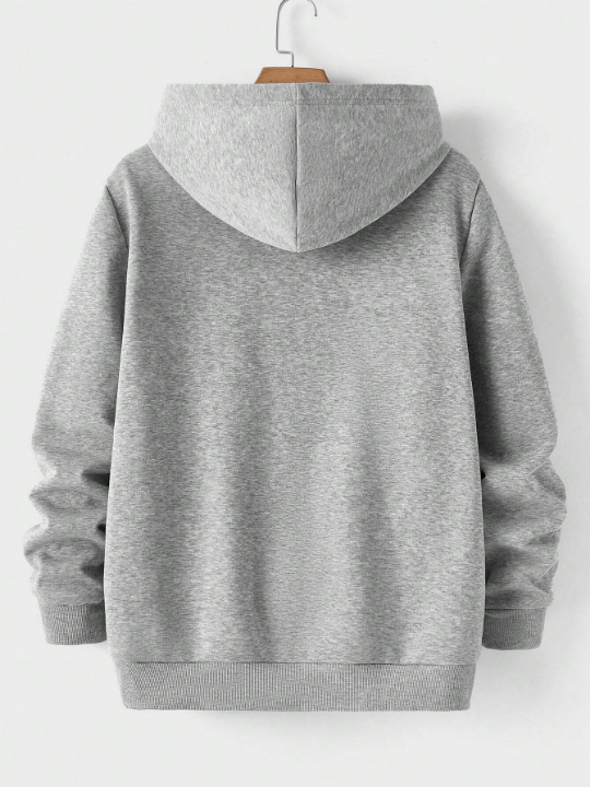 Manfinity Homme Men's Letter Printed Hoodie Sweatshirt