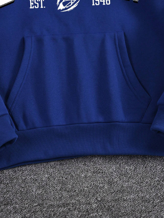 Men's Letter Print Hoodie