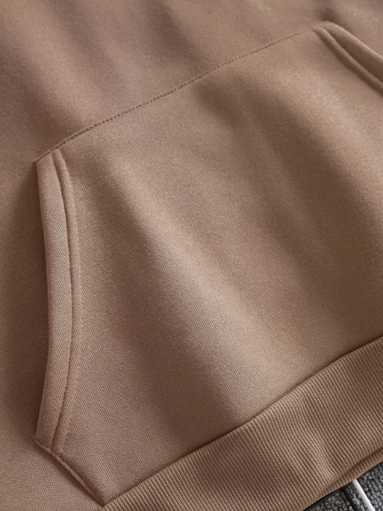 Men's Drawstring Hooded Pullover Sweatshirt